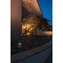 SLV Outdoor Bodenleuchte CONCRETO FL, IP65 IK05, GU10, mit IP-Steckerkabel, Beton / Aluminium, grau, Rund