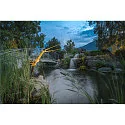 Outdoor Bodenleuchte CONCRETO FL, IP65 IK05, GU10, mit IP-Steckerkabel, Beton / Aluminium, grau, eckig