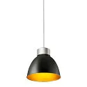 SLV Leuchtenschirm PARA DOME, 30,8cm, IP20, schwarz/gold