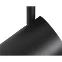 wall and ceiling luminaire ASTO TUBE CW TRIPLE 3 flames, long, cardanic swivelling GU10 IP20, black dimmable