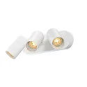 SLV Wand- und Decken-Spotleiste ASTO TUBE TRIPLE, IP20, zylindrisch, 3-flammig, 3x GU10 max. 10W, weiß