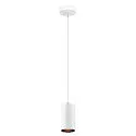 SLV Pendelleuchte ASTO TUBE, IP20, zylindrisch, 1-flammig, 1x GU10 max. 10W, weiß