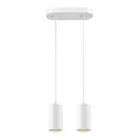 Pendelleuchte ASTO TUBE, IP20, zylindrisch, 2-flammig, 2x GU10 max. 10W, weiß