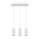 Pendelleuchte ASTO TUBE, IP20, zylindrisch, 3-flammig, 3x GU10 max. 10W, weiß