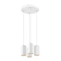 Pendelleuchte ASTO TUBE, IP20, zylindrisch, 4-flammig, 4x GU10 max. 10W, weiß