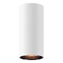 SLV Aufbau-Downlight ASTO TUBE, IP20, zylindrisch, GU10 max. 10W, weiß