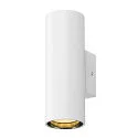 SLV wall luminaire ASTO TUBE up / down, 2 flames, cylindrical, rigid GU10 IP20, white dimmable