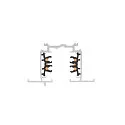 3-Phasen HV-Einbauschiene S-TRACK PHASE & DALI, IP20, 230V AC, DALI steuerbar, 100cm, schwarz