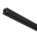3-Phasen HV-Einbauschiene S-TRACK PHASE & DALI, IP20, 230V AC, DALI steuerbar, 100cm, schwarz