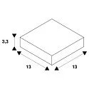 SLV Zubehör für 3-Phasen Einbauschiene S-TRACK PHASE & DALI - L-Verbinder, DALI steuerbar, Erde links, schwarz