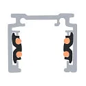 surface-mounted track TRACK 48V standard, DALI controllable, black