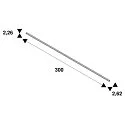 SLV Aufbauschiene TRACK 48V, DALI, 3m, IP20, schwarz