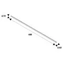 Aufbauschiene TRACK 48V, DALI, tief, 4m, IP20, schwarz