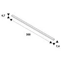 recessed track TRACK 48V DALI controllable, black