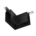 L-connector TRACK 48V mechanical, left, low, black