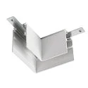 L-Verbinder für Aufbauschiene TRACK 48V, tief, mechanisch, rechts, IP20, weiß