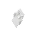 end cap TRACK 48V for recessed track, white