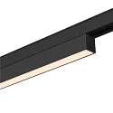 SLV LED Spot IN-LINE 22 TRACK 48V, 95°, 7,3W, CRI90, DALI, opal, IP20, 2700K, 540lm, schwarz/schwarz