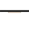 SLV LED Spot IN-LINE 22 TRACK 48V, 95°, 7,3W, CRI90, DALI, opal, IP20, 2700K, 540lm, schwarz/schwarz