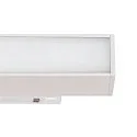 SLV LED Spot IN-LINE 22 TRACK 48V, 95°, 7,3W, CRI90, DALI, opal, IP20, 3000K, 570lm, weiß/weiß