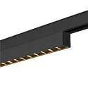 SLV track spot IN-LINE 44 TRACK 48V DARKLIGHT REFLECTOR DALI controllable IP20, black dimmable
