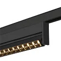 SLV LED Spot IN-LINE 24 TRACK 48V, Darklight Reflector, 35°, 7,3W, CRI90, Move DALI, IP20, 3000K, 610lm, schwarz/schwarz