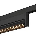 SLV LED Spot IN-LINE 46 TRACK 48V, Darklight Reflector, 35°, 14W, CRI90, Move DALI, IP20, 2700K, 1180lm, schwarz/schwarz