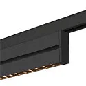 SLV LED Spot IN-LINE 46 TRACK 48V, Darklight Reflector, 35°, 14W, CRI90, Move DALI, IP20, 2700K, 1180lm, schwarz/schwarz