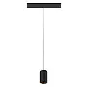 SLV LED Pendelleuchte NUMINOS® XS TRACK 48V, 40°, 8,7W, CRI90, DALI, IP20, 2700K, 620lm, schwarz/schwarz
