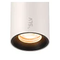 SLV LED Pendelleuchte NUMINOS® XS TRACK 48V, 20°, 8,7W, CRI90, DALI, IP20, 2700K, 640lm, weiß/schwarz