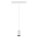 SLV LED Pendelleuchte NUMINOS® XS TRACK 48V, 20°, 8,7W, CRI90, DALI, IP20, 2700K, 640lm, weiß/schwarz