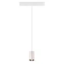 SLV LED Pendelleuchte NUMINOS® XS TRACK 48V, 55°, 8,7W, CRI90, DALI, IP20, 2700K, 670lm, weiß/chrom