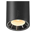 SLV LED Pendelleuchte NUMINOS® XS TRACK 48V, 55°, 8,7W, CRI90, DALI, IP20, 3000K, 720lm, schwarz/chrom