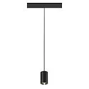 SLV LED Pendelleuchte NUMINOS® XS TRACK 48V, 55°, 8,7W, CRI90, DALI, IP20, 3000K, 720lm, schwarz/chrom