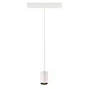 SLV LED Pendelleuchte NUMINOS® XS TRACK 48V, 55°, 8,7W, CRI90, DALI, IP20, 3000K, 690lm, weiß/schwarz