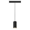 SLV pendant luminaire NUMINOS® S TRACK 48V DALI controllable IP20, black, white dimmable