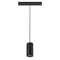 SLV LED Pendelleuchte NUMINOS® S TRACK 48V, 40°, 16W, CRI90, DALI, IP20, 2700K, 1000lm, schwarz/chrom