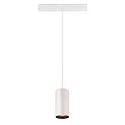 SLV LED Pendelleuchte NUMINOS® S TRACK 48V, 55°, 16W, CRI90, DALI, IP20, 2700K, 960lm, weiß/schwarz