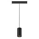 SLV LED Pendelleuchte NUMINOS® S TRACK 48V, 20°, 16W, CRI90, DALI, IP20, 3000K, 1060lm, schwarz/schwarz