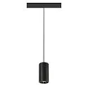 SLV LED Pendelleuchte NUMINOS® S TRACK 48V, 55°, 16W, CRI90, DALI, IP20, 3000K, 1050lm, schwarz/chrom
