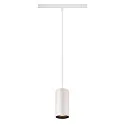 LED Pendelleuchte NUMINOS® S TRACK 48V, 40°, 16W, CRI90, DALI, IP20, 3000K, 1030lm, weiß/schwarz