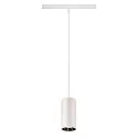 LED Pendelleuchte NUMINOS® S TRACK 48V, 40°, 16W, CRI90, DALI, IP20, 3000K, 1050lm, weiß/chrom