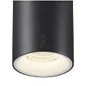 SLV LED Niedervolt-Schienen-Pendelleuchte NUMINOS® S DALI, 48V, 16W 4000K 55°, DALI 2 dimmbar, matt schwarz / innen matt weiß