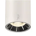 SLV pendant luminaire NUMINOS® S 48V DALI 2 55° for VDU workstation, DALI controllable IP20, white matt dimmable