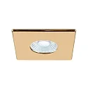 SLV Abdeckung UNIVERSAL DOWNLIGHT, für Downlight IP65, eckig, gold glänzend