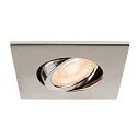 SLV Abdeckung MOVE für LED Einbauleuchte UNIVERSAL DOWNLIGHT PHASE, IP20 (Indoor), quadratisch, schwenkbar, chrom