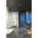 SLV Abdeckung MOVE für LED Einbauleuchte UNIVERSAL DOWNLIGHT PHASE, IP20 (Indoor), quadratisch, schwenkbar, gold glänzend
