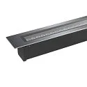 SLV LED Bodeneinbauleuchte DASAR® 1200, IP65/IP67 IK10, 120cm, 34W 3000K 4100lm 19°, DALI dimmbar, befahrbar, edelstahl