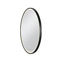 SLV mirror with lighting TRUKKO 60 IP44, black, transparent dimmable
