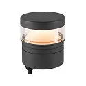 LED Leuchtenkopf M-POL S POLEHEAD, 360°, 10W, 2700K, 750lm, CRI 80, IP65, entblendet, anthrazit